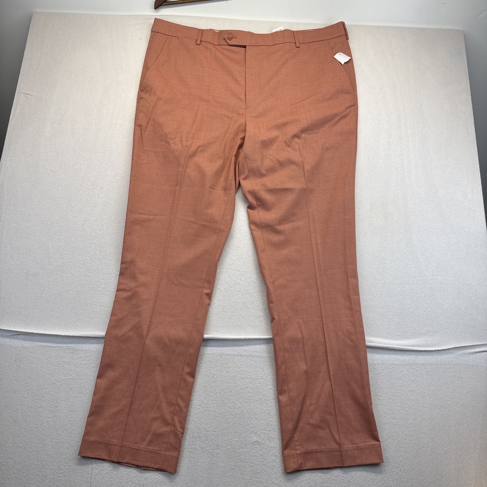 New! Vince Camuto Mens Coral Dress Pants 42*32 #VS1301-Cave Office Business